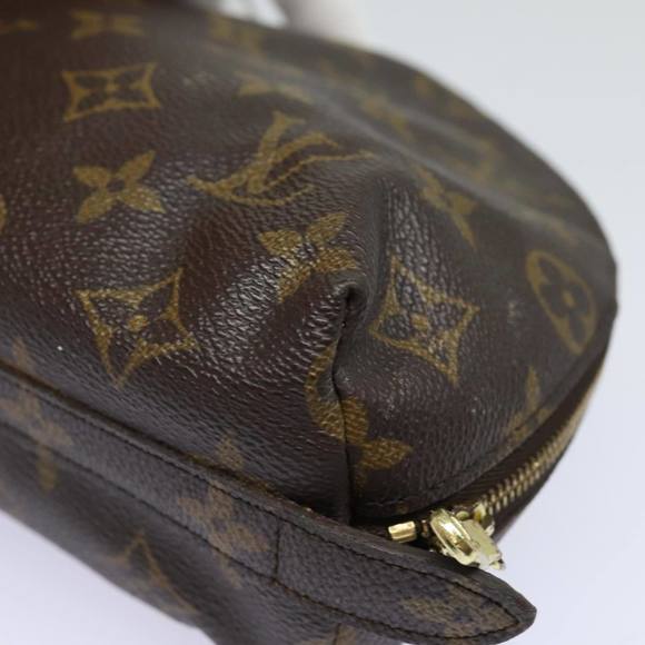 LOUIS VUITTON Monogram Trousse Demi Ronde Cosmetic Pouch M47520 LV Auth 81232 - Picture 16 of 16